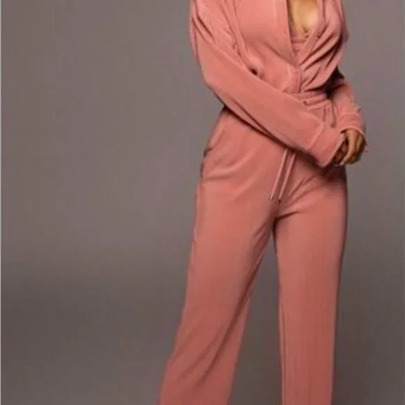 JLUXLABEL Plissé Dusty Pink Set - Picture 2 of 7